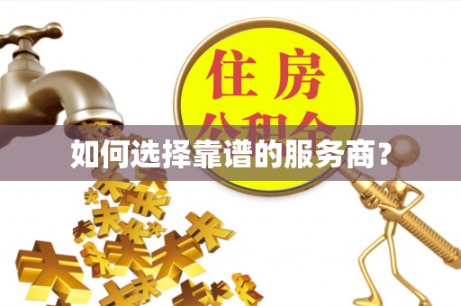 子长如何选择靠谱的服务商？