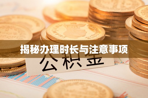 子长揭秘办理时长与注意事项