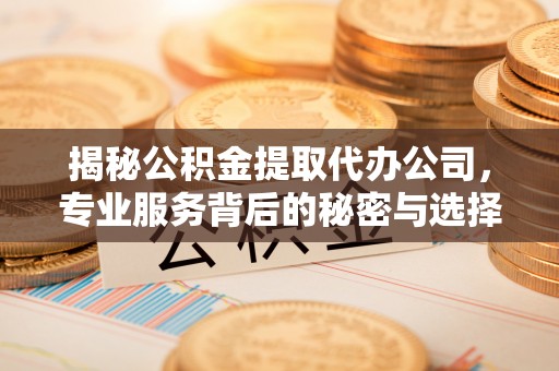 子长揭秘公积金提取代办公司，专业服务背后的秘密与选择指南