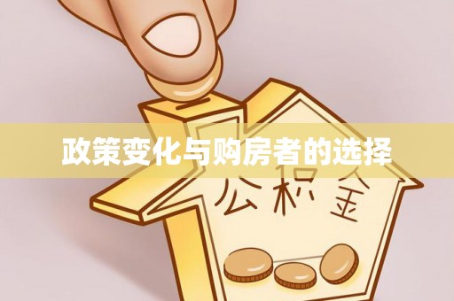 子长政策变化与购房者的选择