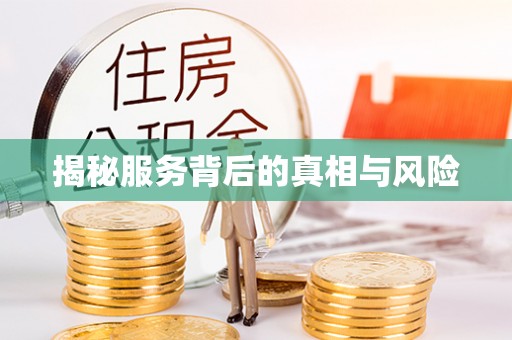 子长揭秘服务背后的真相与风险
