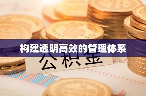 子长构建透明高效的管理体系