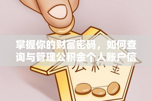 子长掌握你的财富密码，如何查询与管理公积金个人账户信息